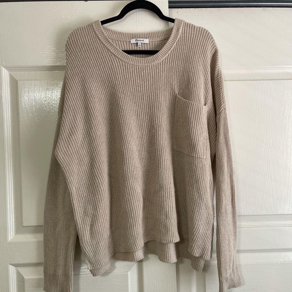 madewell oversized sweater